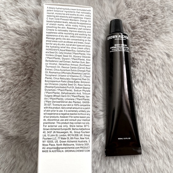 NWT Body Cream mandarin, rosemary leaf  NIB Not Opened Sealed 30ml 1.01 fl OZ - Picture 3 of 7